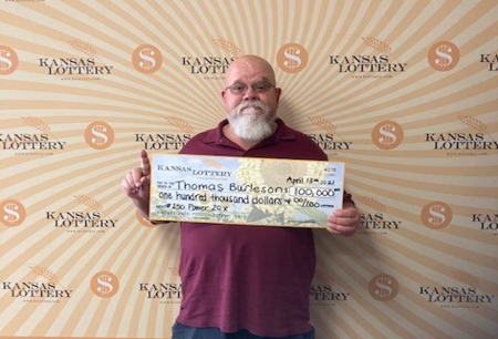 $100,000 Lottery Win ‘Huge Blessing’ for Argonia Man